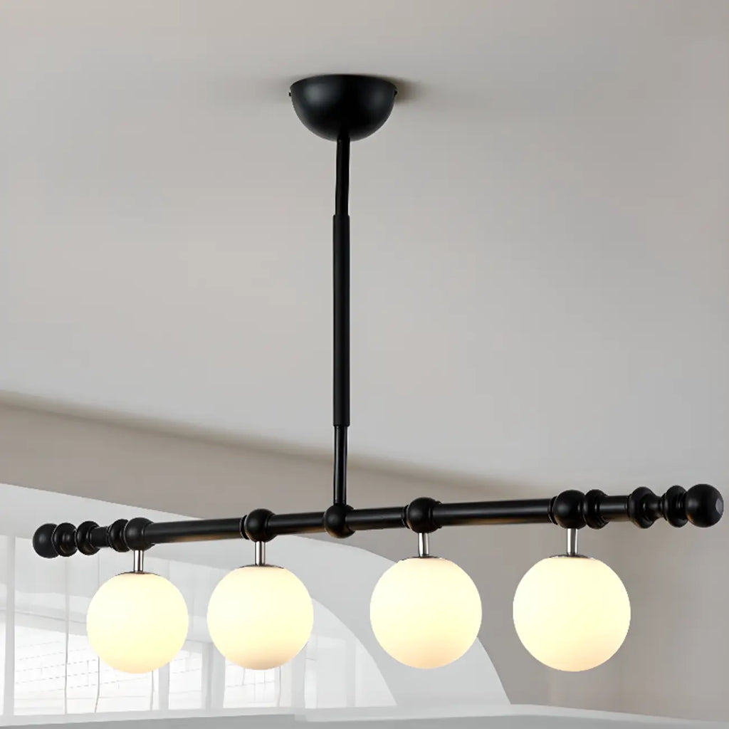 Modern Glass Globe Pendant Light for Kitchen Island