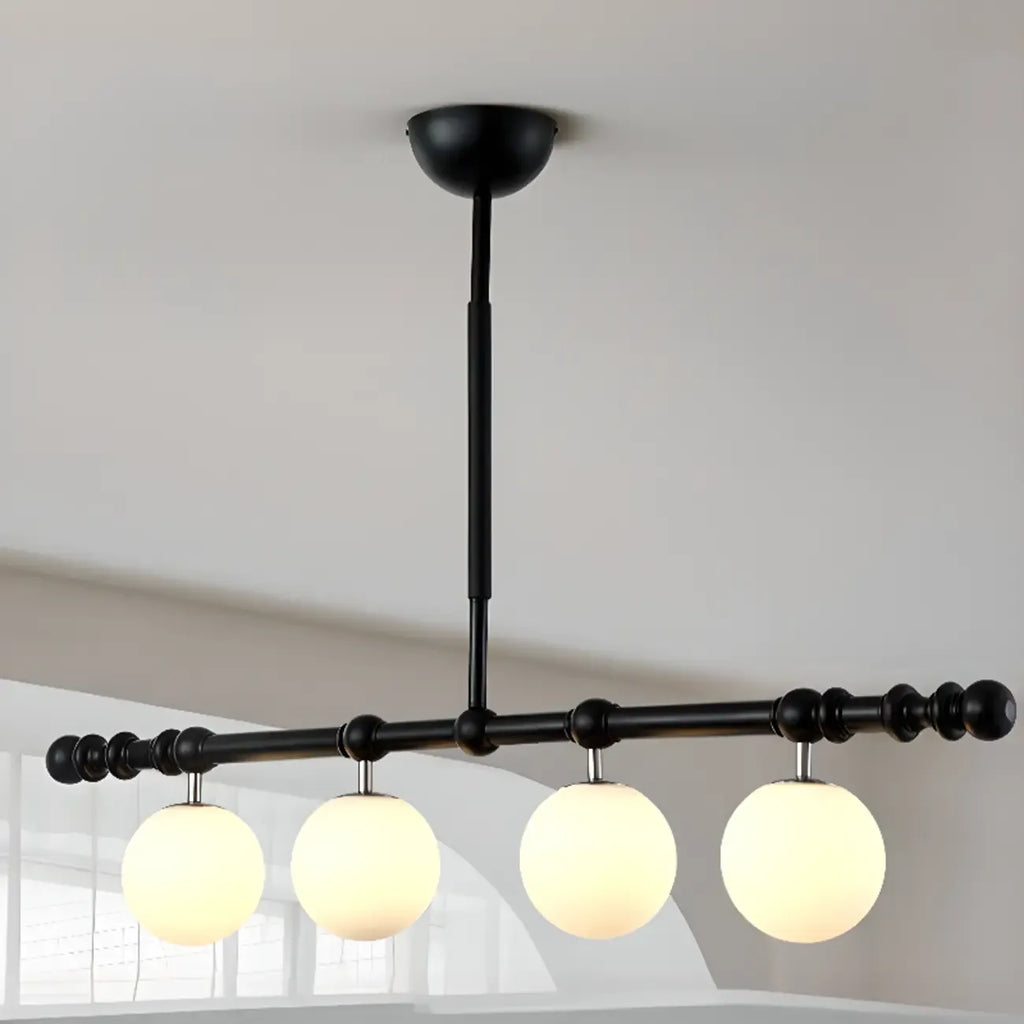 Modern Glass Globe Pendant Light for Kitchen Island