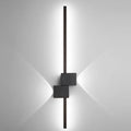 Large Stylish Black Geometric LED 4-Light Wall Sconce