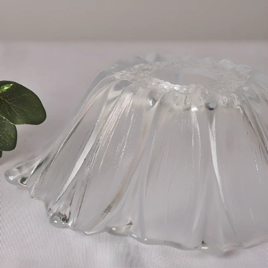 Elegant Glass Flower Pendant Light for Indoor Adjustable