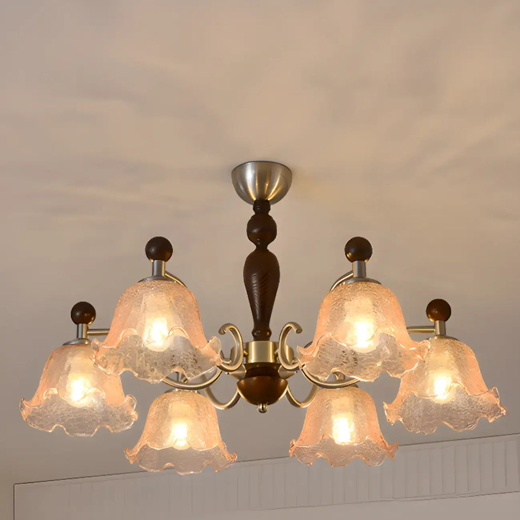 Modern Antique Flower Shape Chandelier for Dining Room