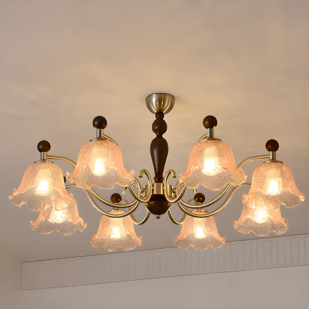 Modern Antique Flower Shape Chandelier for Dining Room