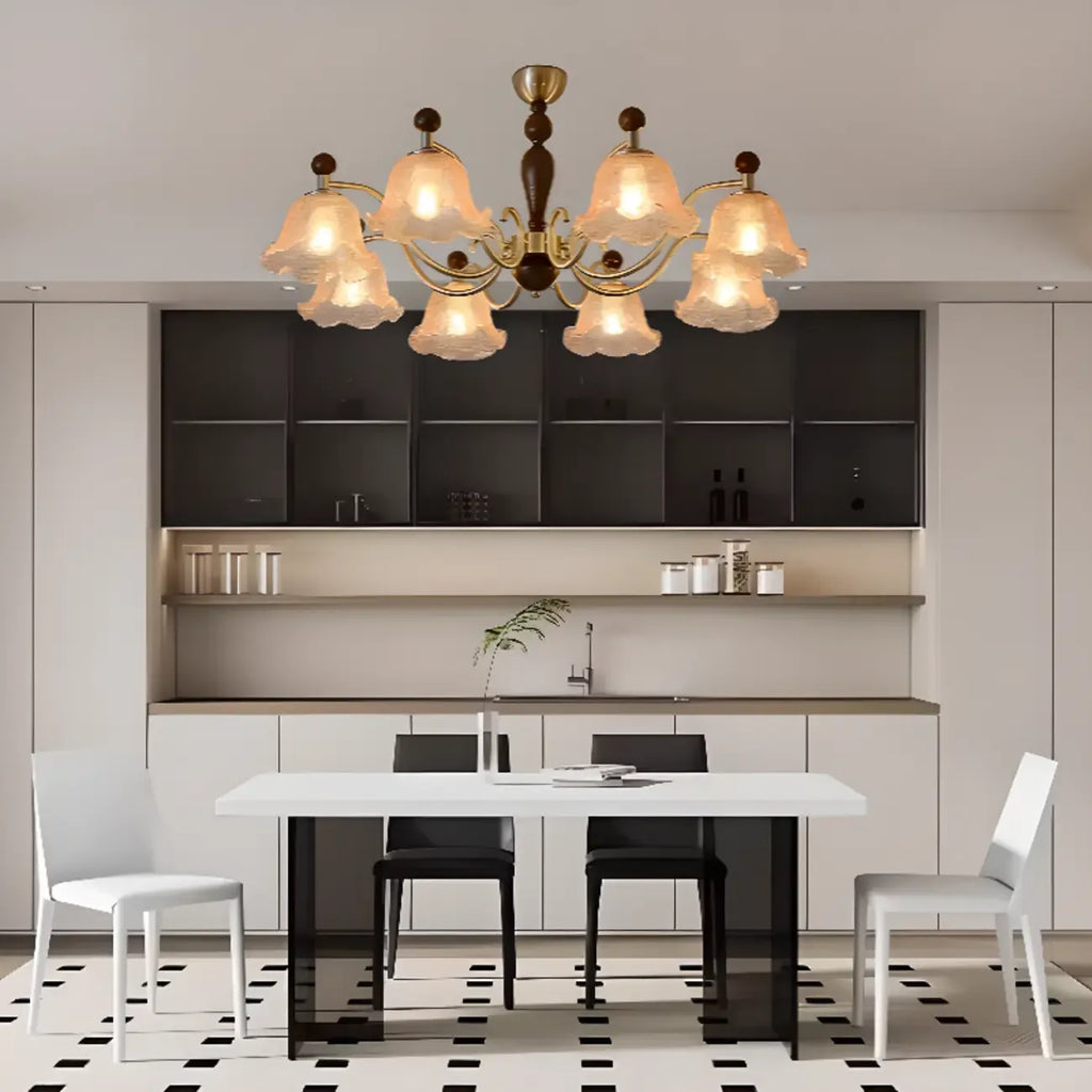 Modern Antique Flower Shape Chandelier for Dining Room