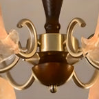 Modern Antique Flower Shape Chandelier for Dining Room