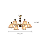 Modern Antique Flower Shape Chandelier for Dining Room