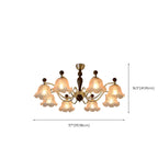 Modern Antique Flower Shape Chandelier for Dining Room
