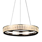 Luxury Gold Ring Crystal Elegant LED Chandelier