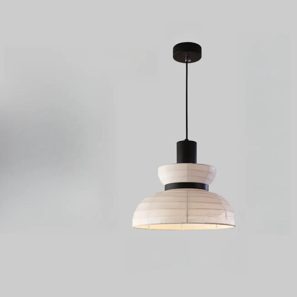 Minimalist Elegant White Silk Pendant Light for Kitchen Hanging