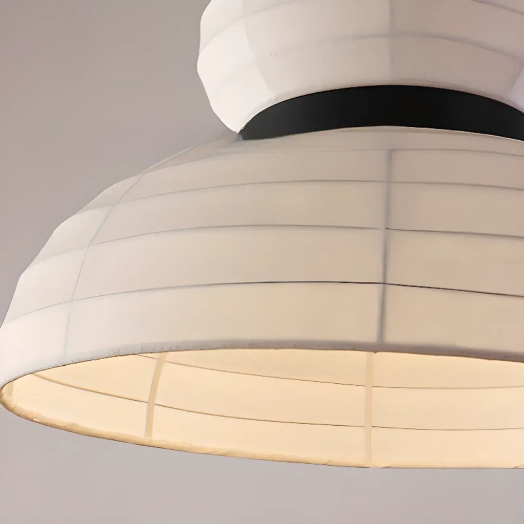 Minimalist Elegant White Silk Pendant Light for Kitchen Hanging