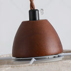 Rustic Bowl Fabric Kitchen Pendant Light in Flexible Height