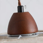Rustic Bowl Fabric Kitchen Pendant Light in Flexible Height