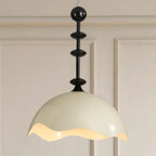 Modern Black White Acrylic Dome Pendant Light