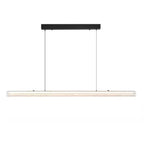 Modern Black Metal LED Island Light for Kitchen Area