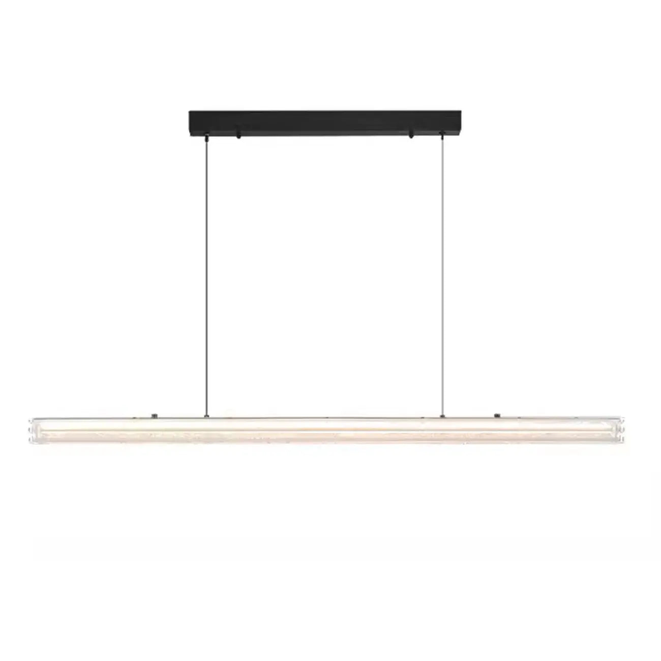 Modern Black Metal LED Island Light for Kitchen Area