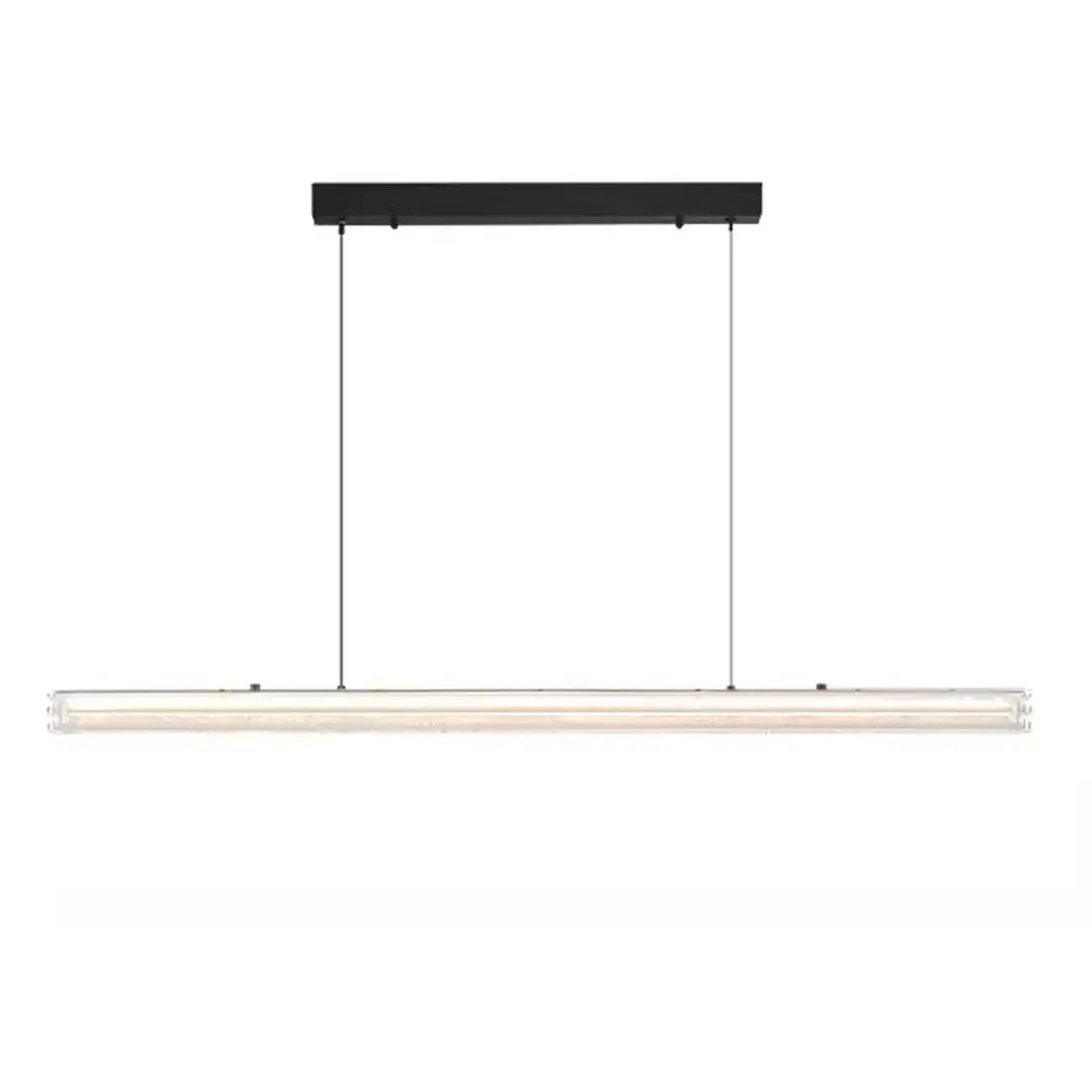 Modern Black Metal LED Island Light for Kitchen Area