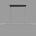 Modern Black Metal LED Island Light for Kitchen Area