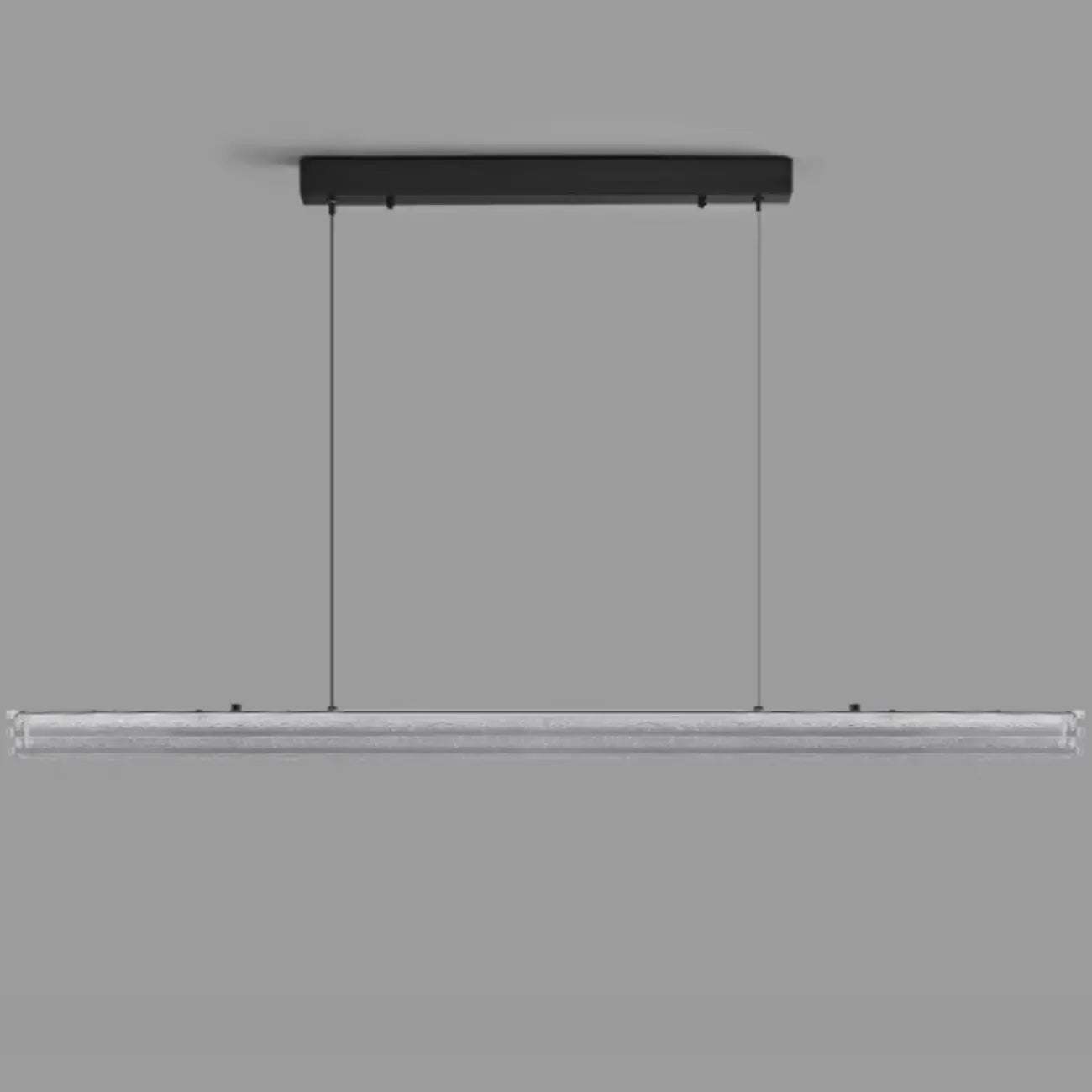 Modern Black Metal LED Island Light for Kitchen Area