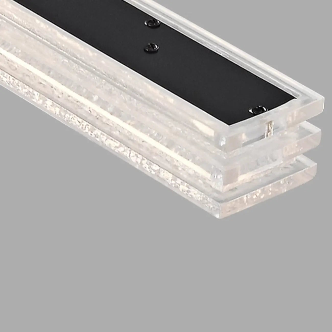 Modern Black Metal LED Island Light for Kitchen Area