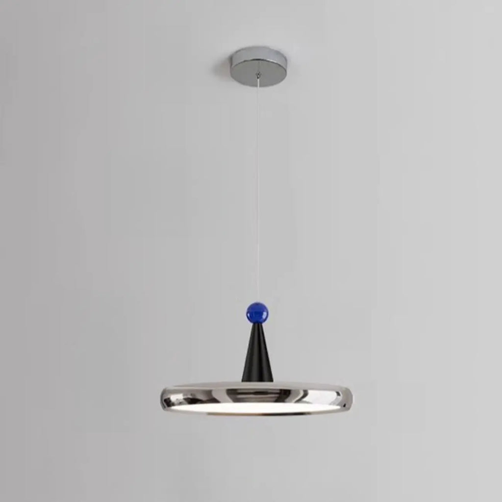 Modern Geometric Cream Acrylic Pendant Light with Multi Dimming