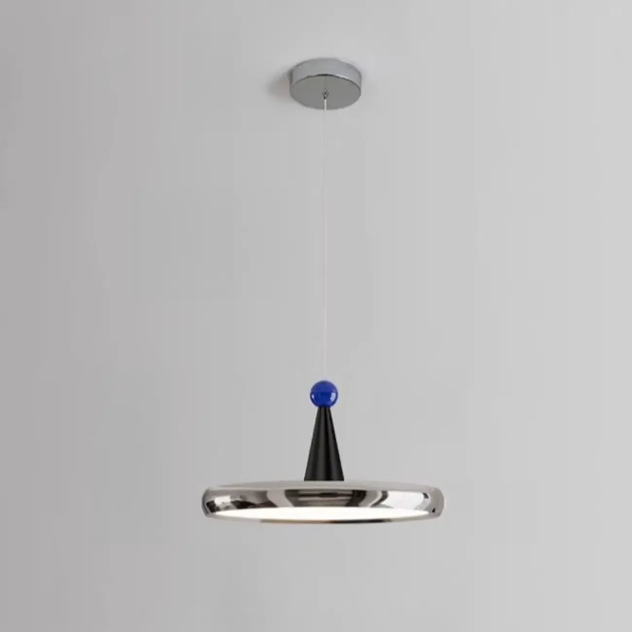 Modern Geometric Cream Acrylic Pendant Light with Multi Dimming