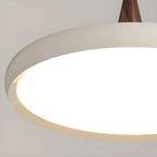 Modern Geometric Cream Acrylic Pendant Light with Multi Dimming