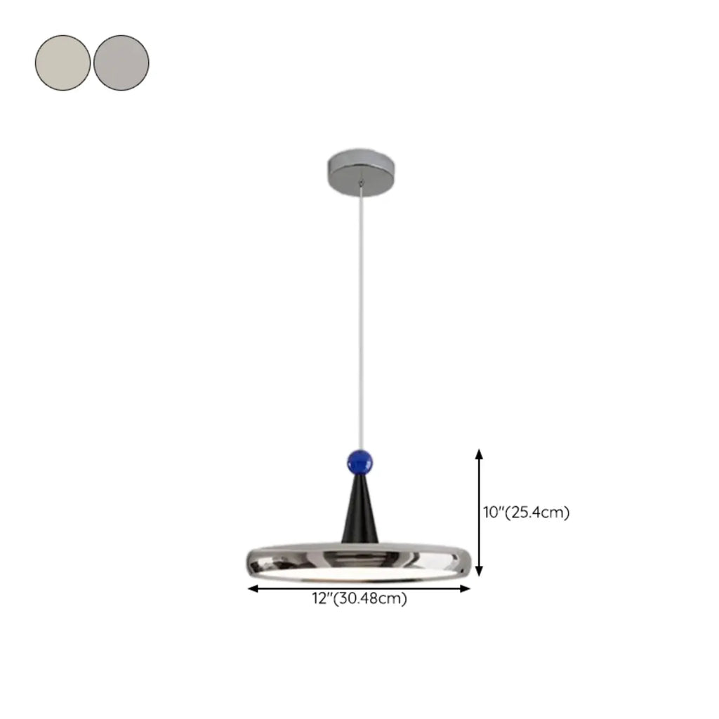 Modern Geometric Cream Acrylic Pendant Light with Multi Dimming