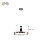 Modern Geometric Cream Acrylic Pendant Light with Multi Dimming