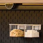 Space-Saving Wood Buffet Cabinet Pull-Out Dining Table