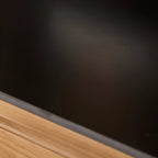 Space-Saving Wood Buffet Cabinet Pull-Out Dining Table