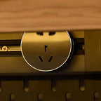 Space-Saving Wood Buffet Cabinet Pull-Out Dining Table