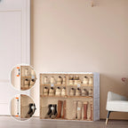 Portable Glam Plastic Clear Shoe Boxes in White