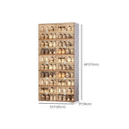 Portable Glam Plastic Clear Shoe Boxes in White