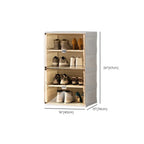 Portable Glam Plastic Clear Shoe Boxes in White