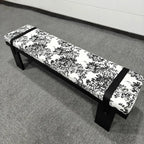 Minimalist Upholstered Bedroom Bench with Soft Cushion