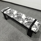 Minimalist Upholstered Bedroom Bench with Soft Cushion