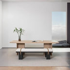 Minimalist Upholstered Bedroom Bench with Soft Cushion