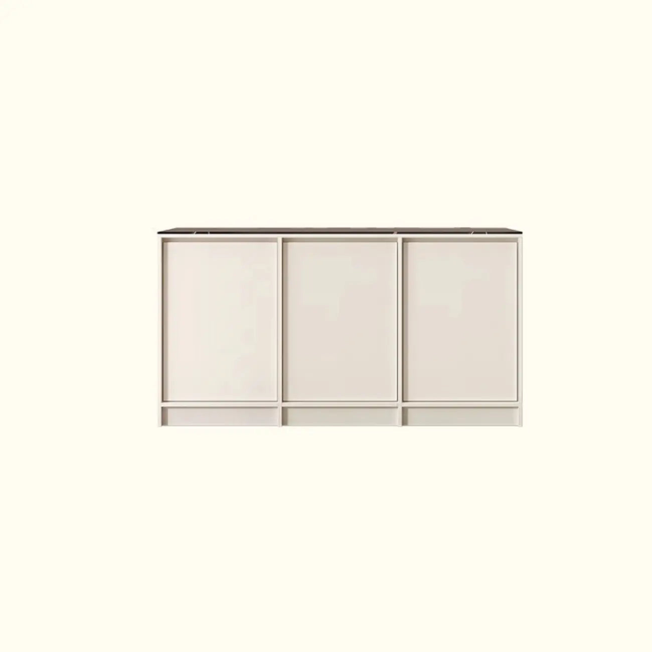 Modern Wood Buffet with Alterable Shelf and Doors
