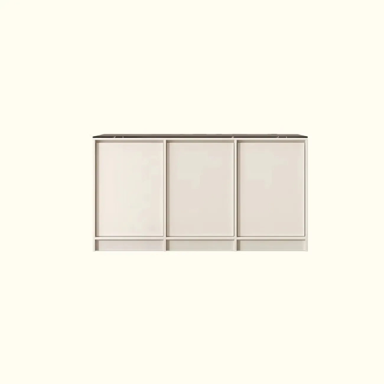 Modern Wood Buffet with Alterable Shelf and Doors