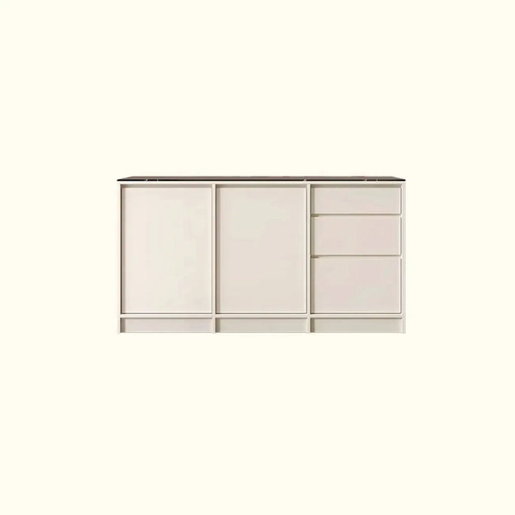 Modern Wood Buffet with Alterable Shelf and Doors