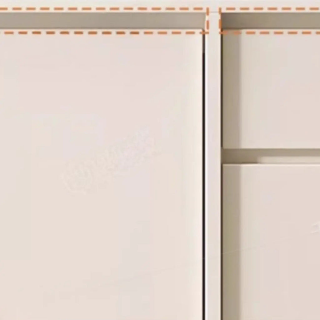 Modern Wood Buffet with Alterable Shelf and Doors
