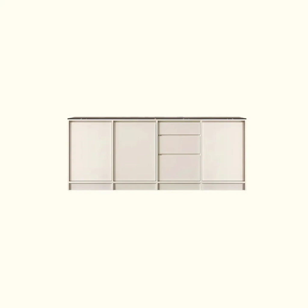 Modern Wood Buffet with Alterable Shelf and Doors