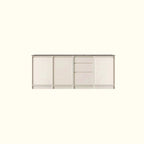 Modern Wood Buffet with Alterable Shelf and Doors