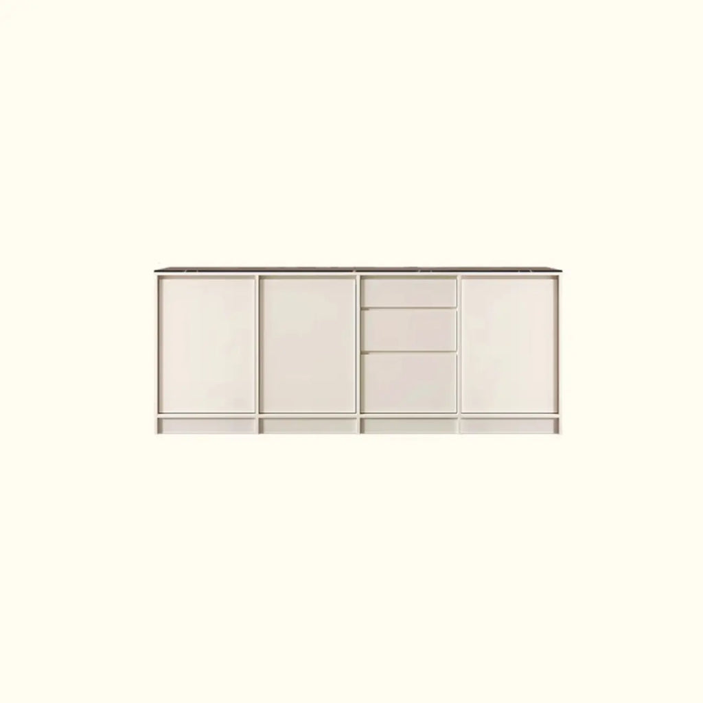 Modern Wood Buffet with Alterable Shelf and Doors