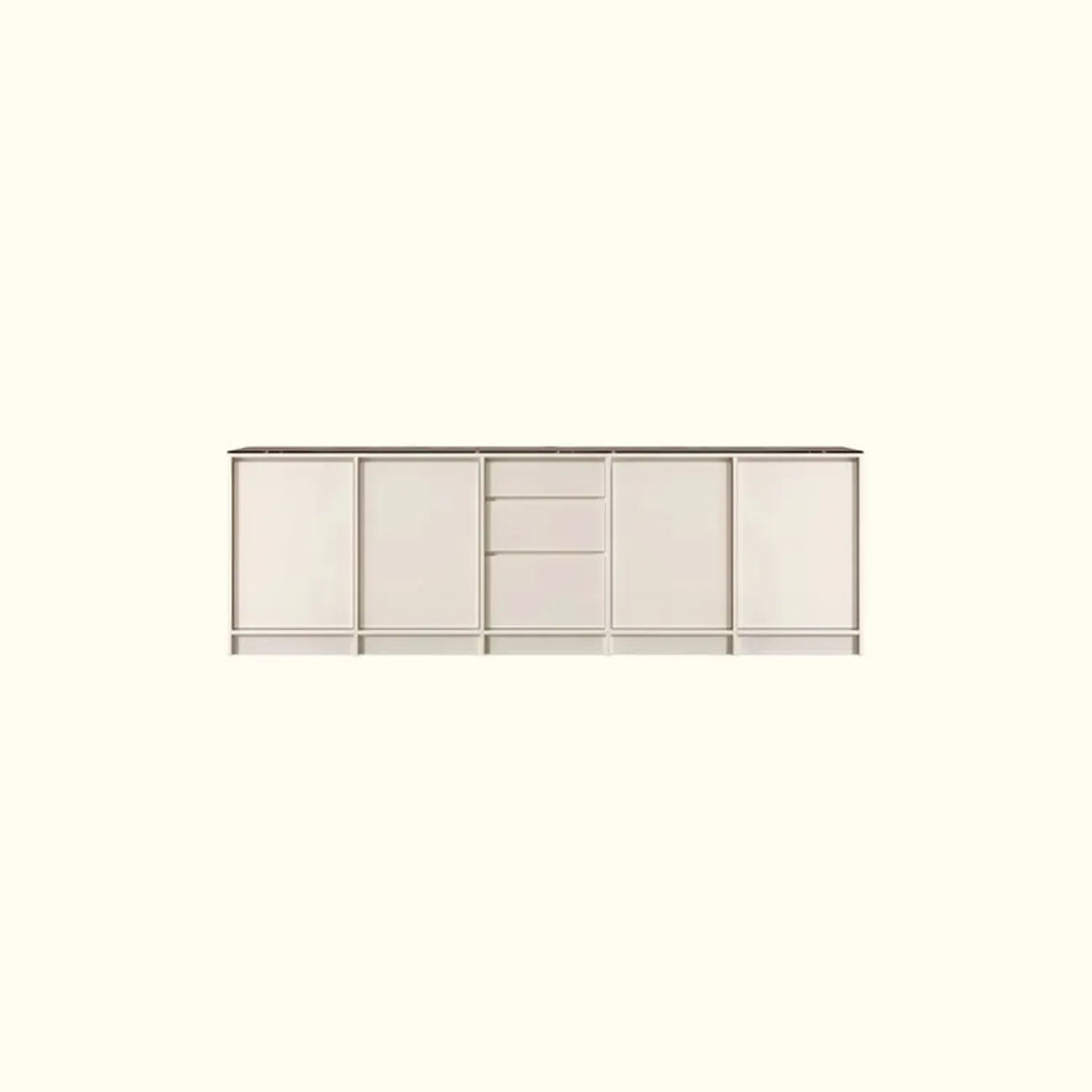 Modern Wood Buffet with Alterable Shelf and Doors