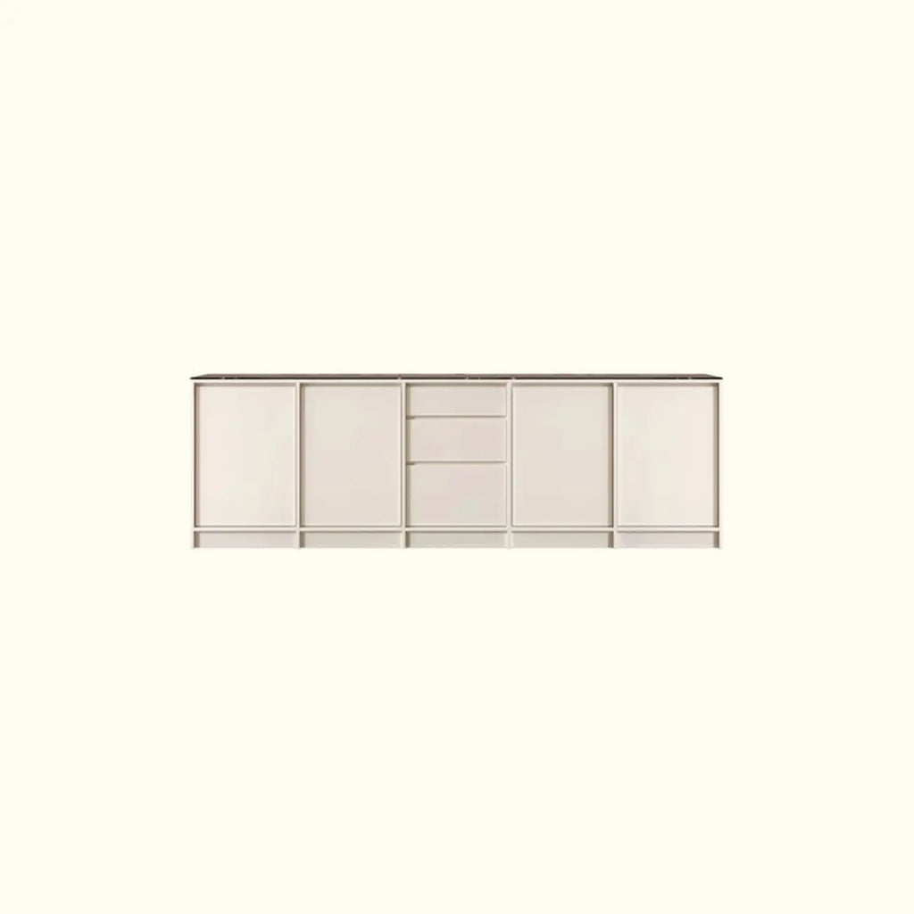 Modern Wood Buffet with Alterable Shelf and Doors