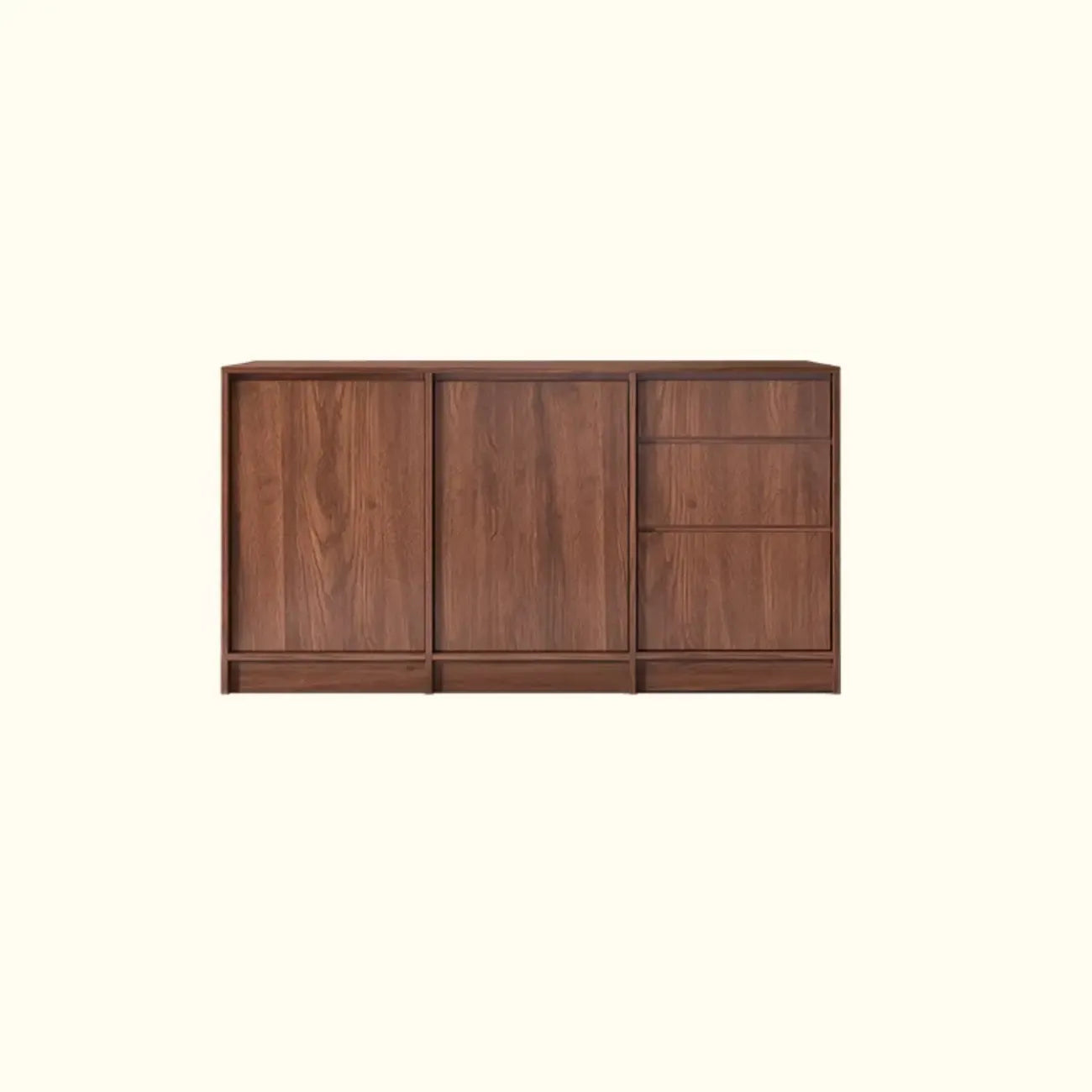 Modern Wood Buffet with Alterable Shelf and Doors