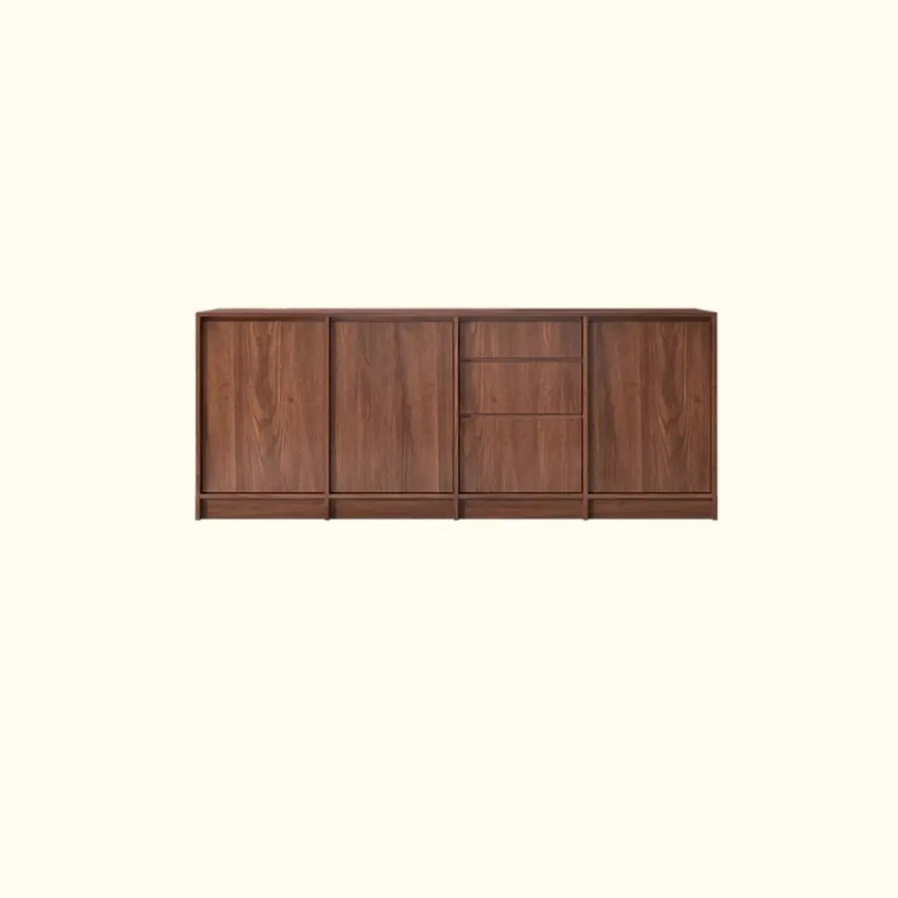 Modern Wood Buffet with Alterable Shelf and Doors