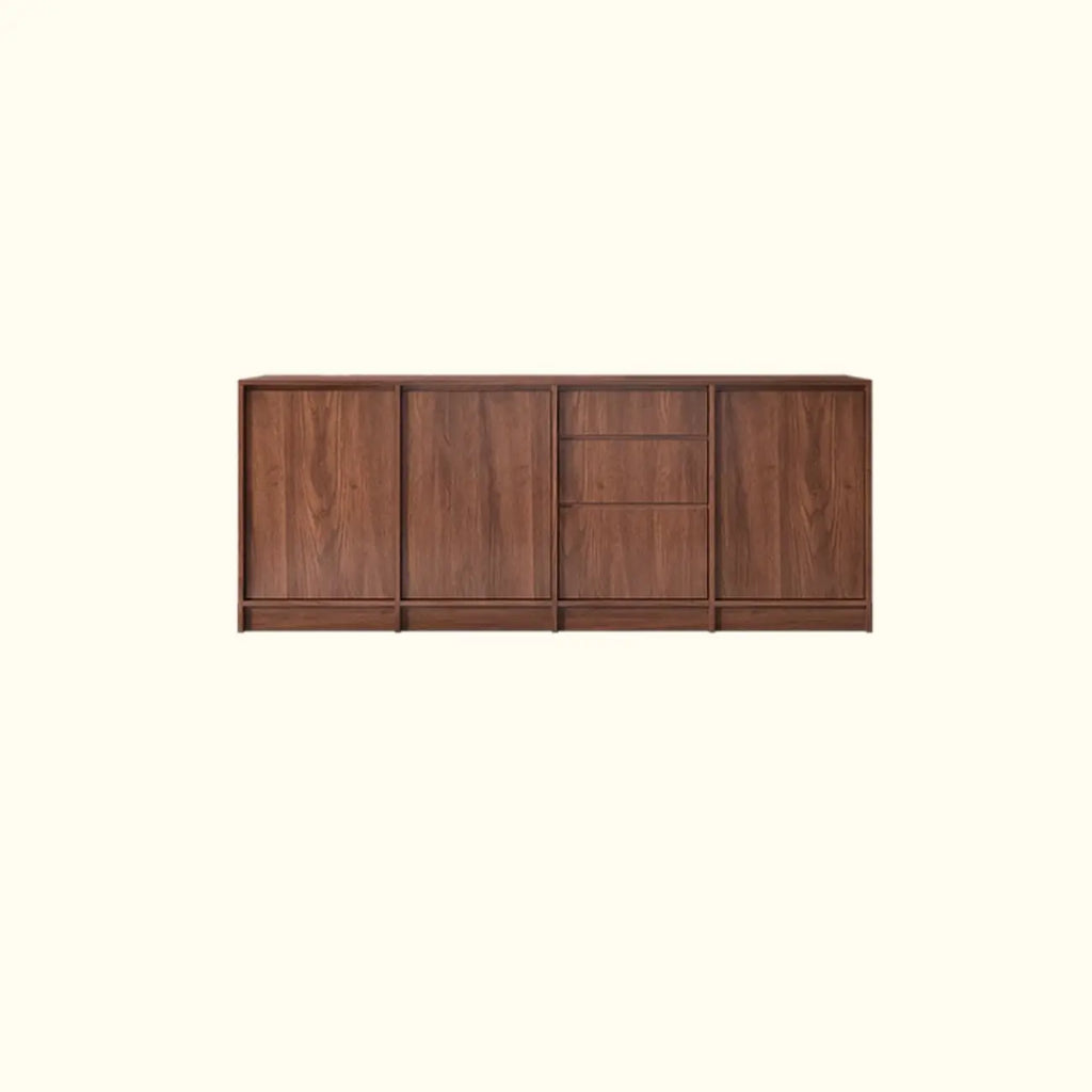 Modern Wood Buffet with Alterable Shelf and Doors