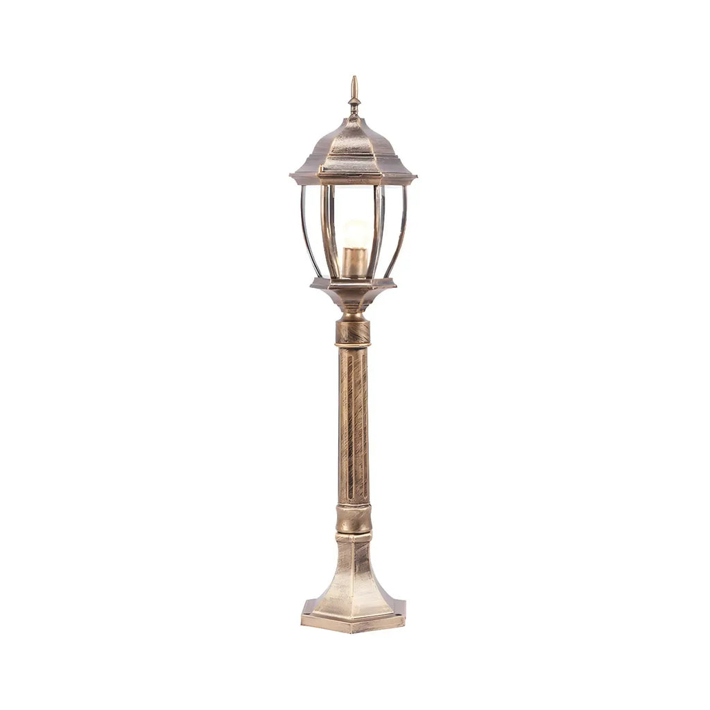 Vintage Post Lantern Durable Metal Landscape Lighting