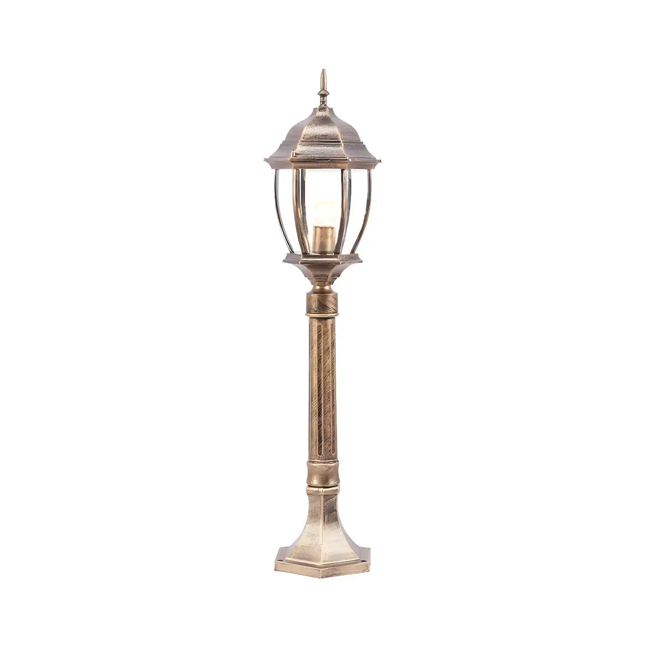 Vintage Post Lantern Durable Metal Landscape Lighting